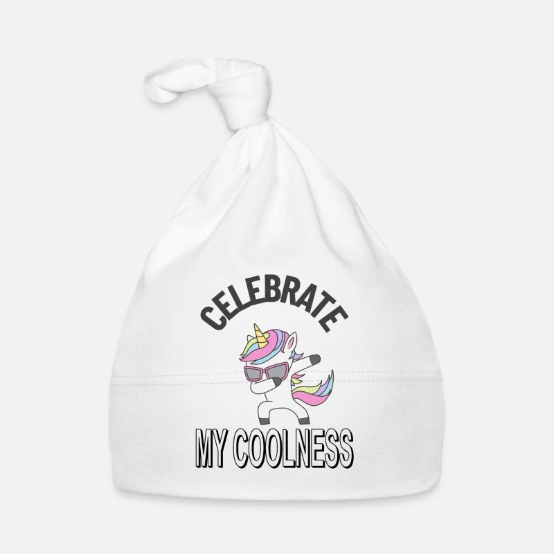 Einhorn mythisch Märchen Fee Pony Pink Geschenk Baby Bio-Mütze