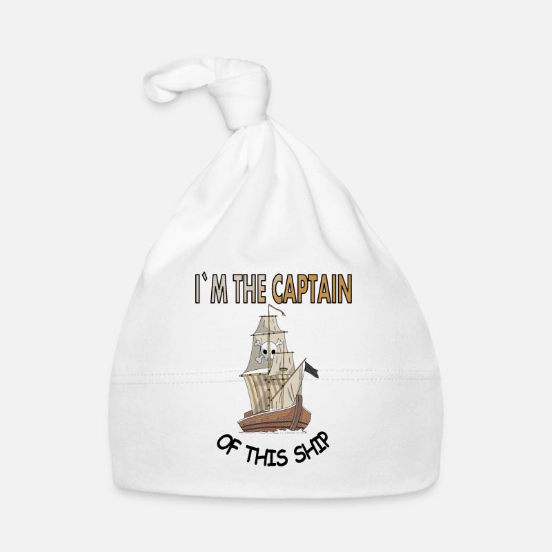 Bateau pirate Drapeau Pirate Pirate Head Cadeau Bonnet bio Bébé