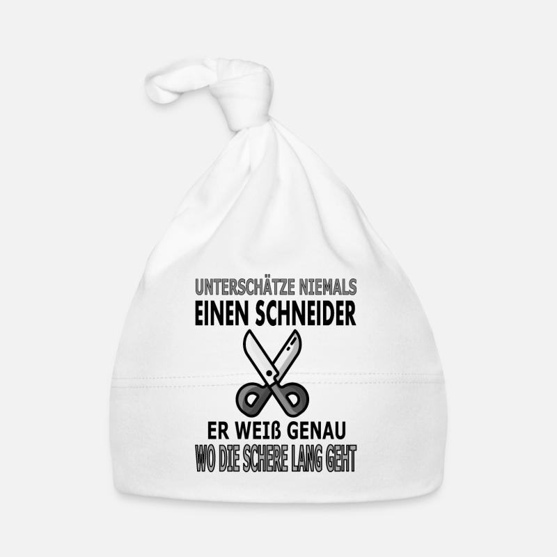 Schneider Nähen Nadel Fadel Näherin Geschenkidee Baby Bio-Mütze