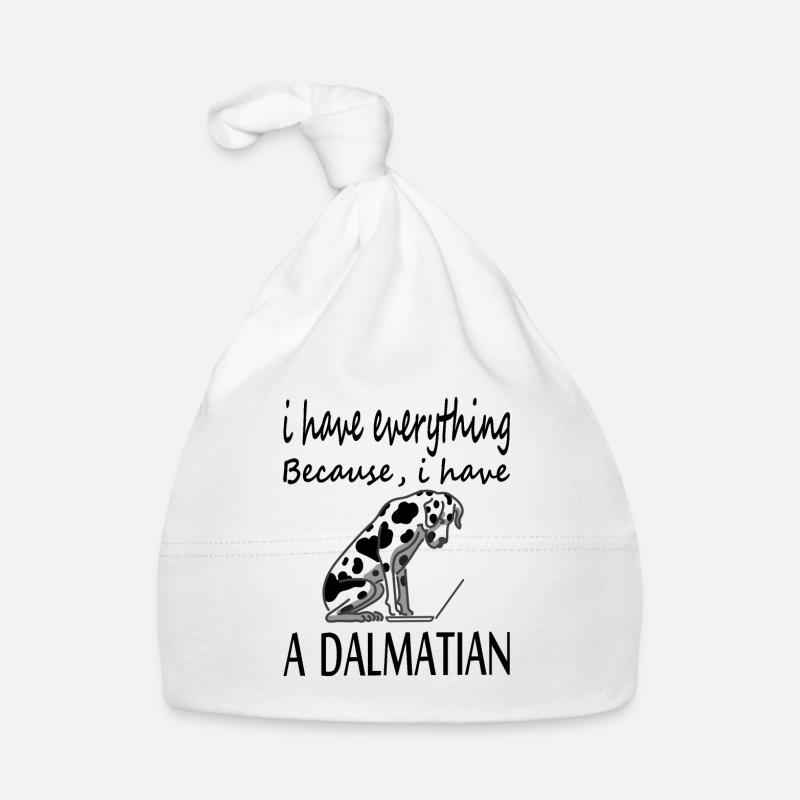 Chien Dalmatien race de chien mignon chien idée cadeau Bonnet bio Bébé