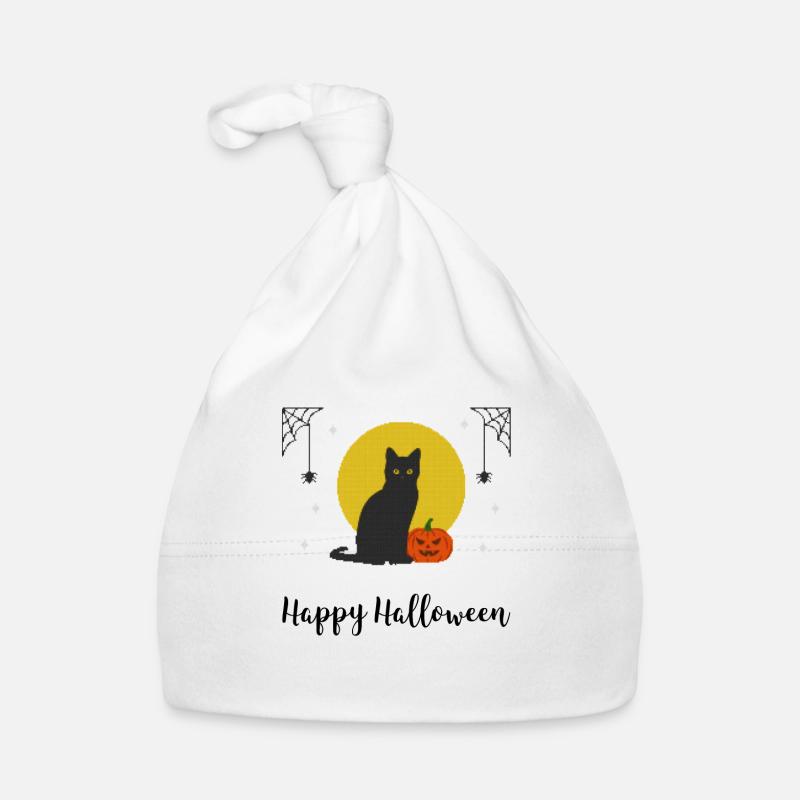 Halloween feiern Kürbis Zombie Katze Geschenkidee Baby Bio-Mütze