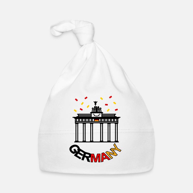 Germany Berlin German German flag Organic Baby Cap