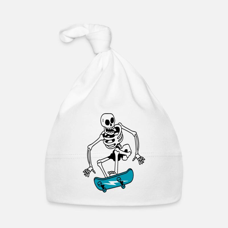 Skateboard ride Skater longboard gift idea Organic Baby Cap