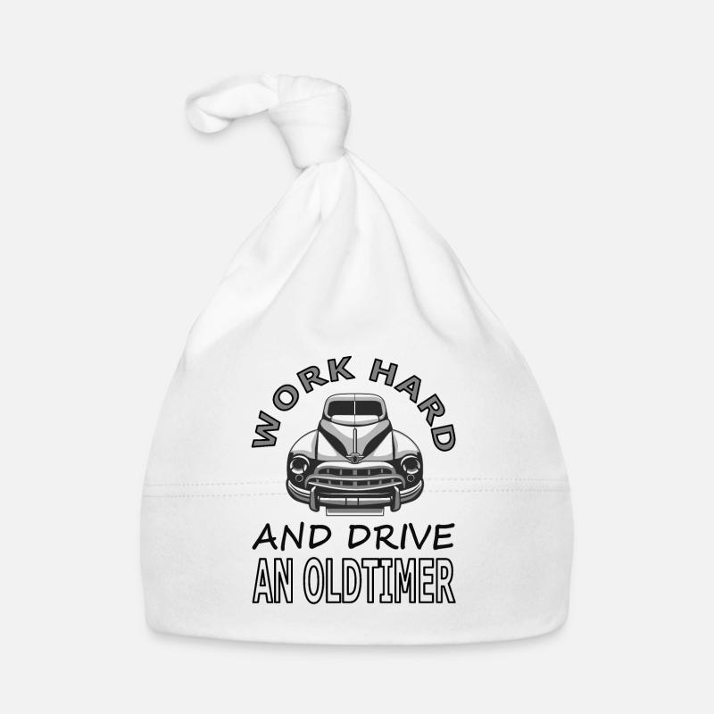 Oldtimer drive old car cool vehicle poison Organic Baby Cap