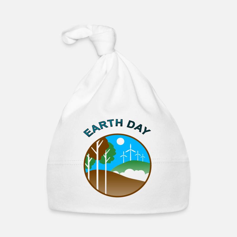 Tag der Erde Planet Klima Umweltschutz Geschenk Baby Bio-Mütze