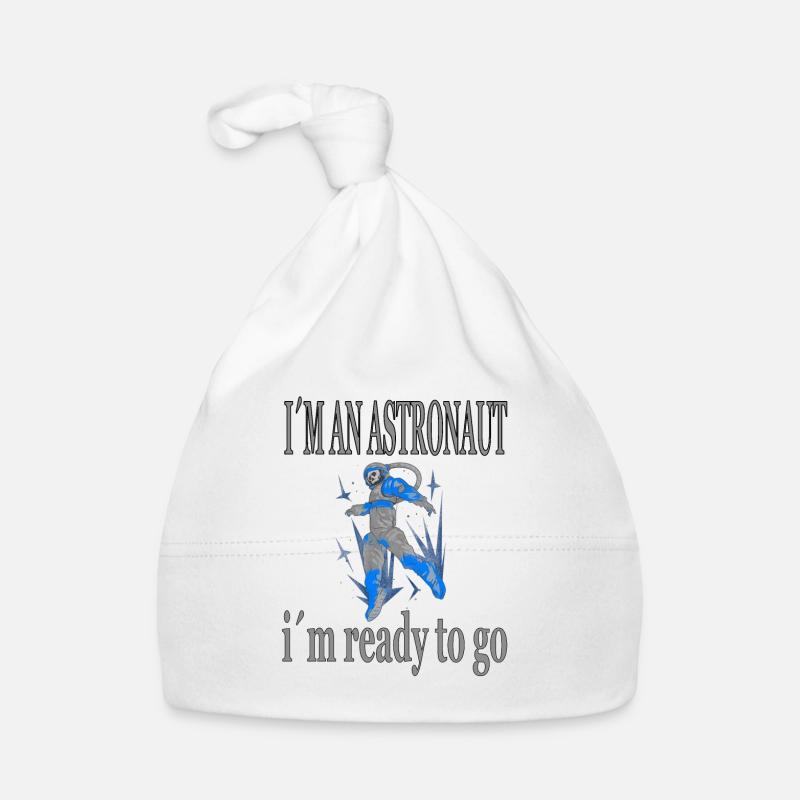 Space Spaceship Astronaut Cosmonaut Gift Organic Baby Cap