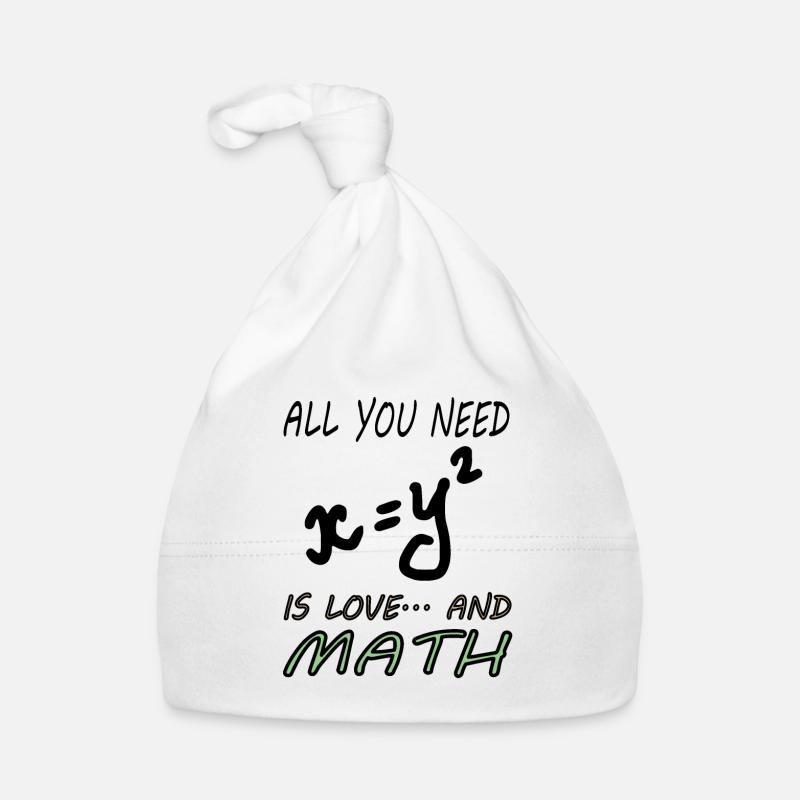 Mathématiques Mathématiciens Étudier Math Cadeau Bonnet bio Bébé