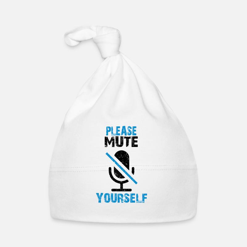 Teacher asks for silence in classroom and class Organic Baby Cap