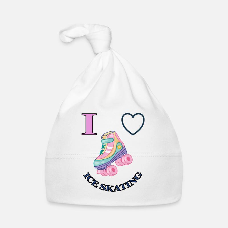 Figure Skating Sport Figure Skating Gift Idea Organic Baby Cap