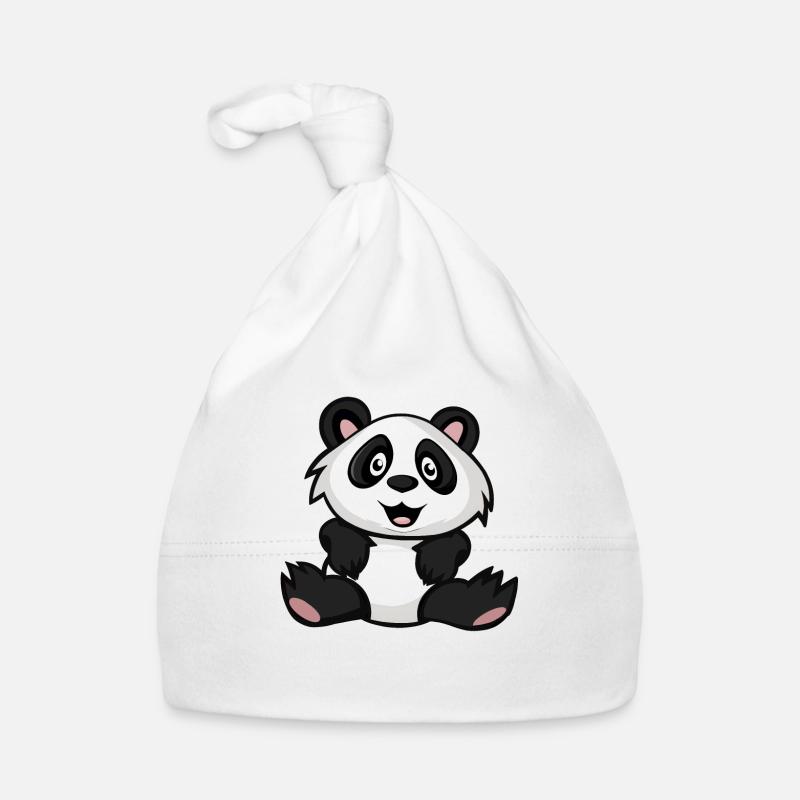 Panda Baby Bio-Mütze