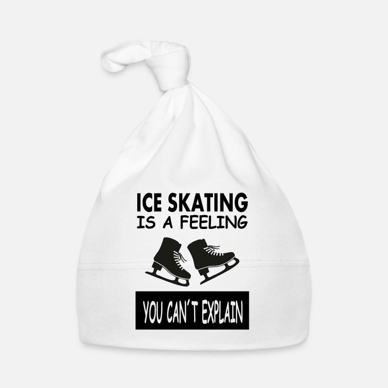 ice skating figure skating figure skating gift Organic Baby Cap