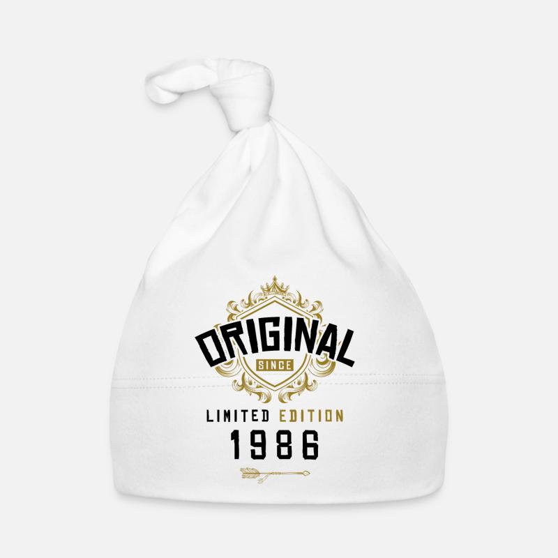 1986 limited edition Geburtstag Baby Bio-Mütze
