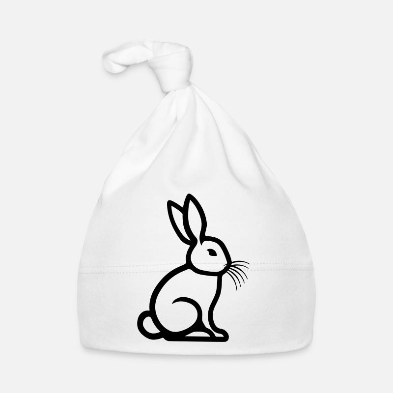 Osterhase Symbol Ostern Baby Bio-Mütze
