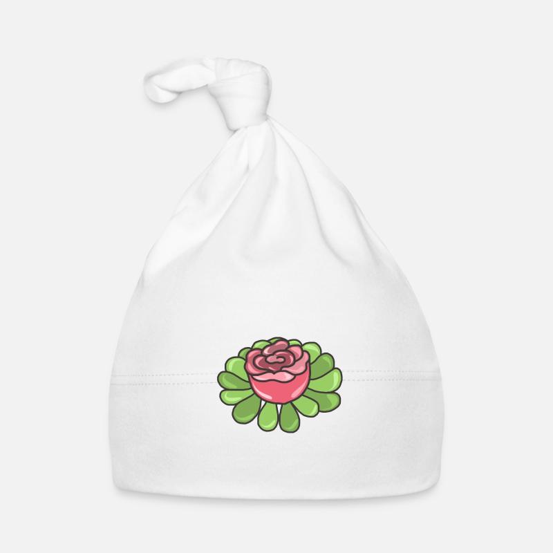 Rose Blumen ICQ Blume Baby Bio-Mütze