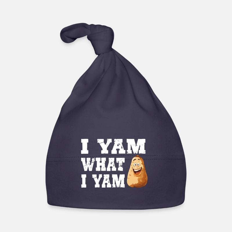 I Yam Qu’est-ce que je Yam Patate douce mignonne Bonnet bio Bébé