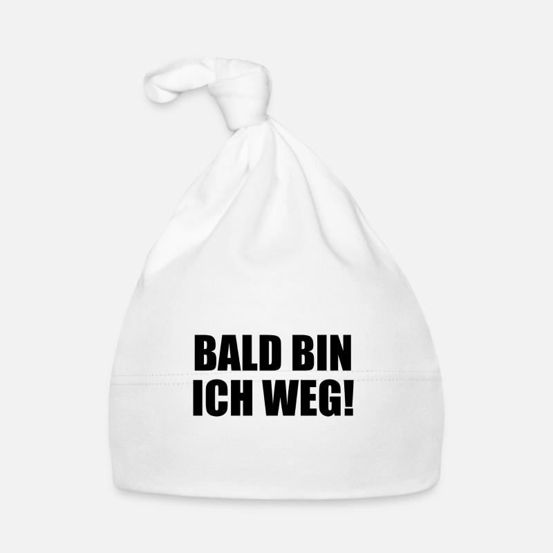 Bald Bin Ich Weg! Baby Bio-Mütze