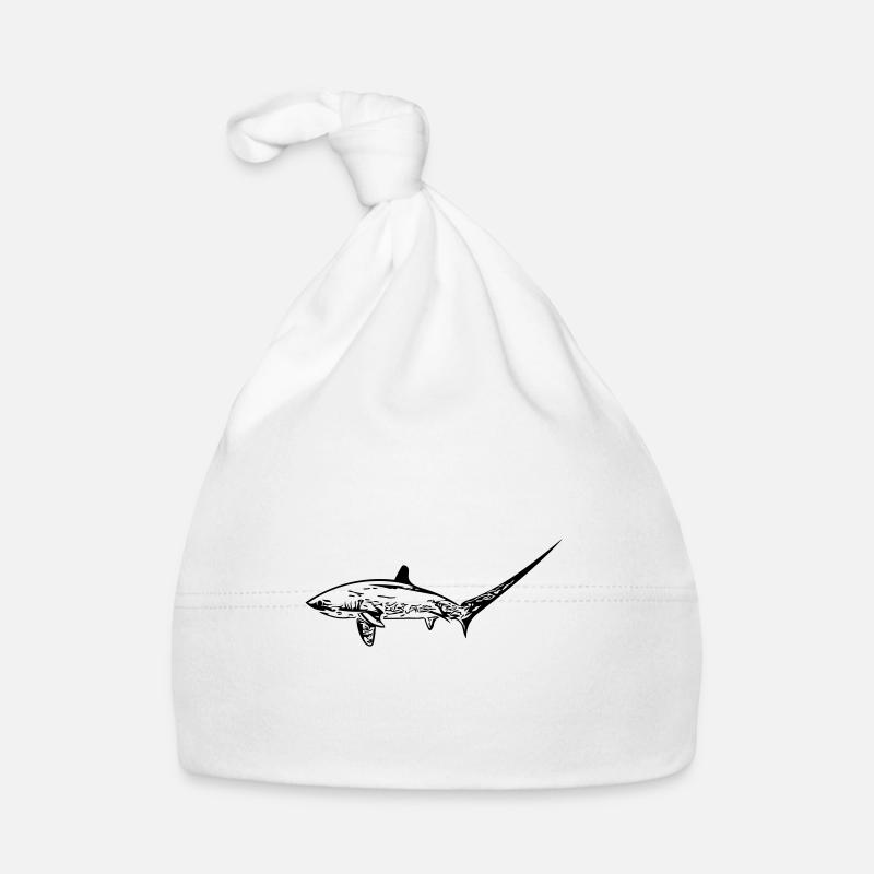 Elegant thresher shark Organic Baby Cap
