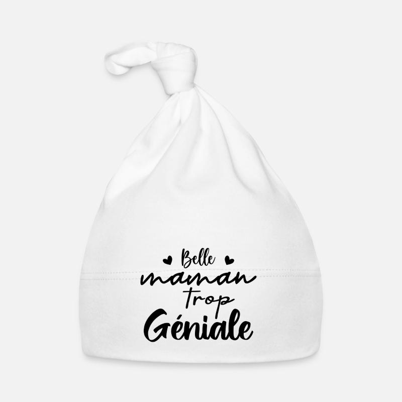 Belle maman trop geniale Bonnet bio Bébé