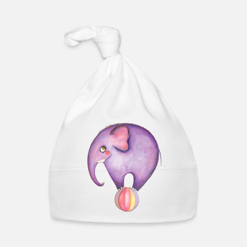 Elephant Organic Baby Cap