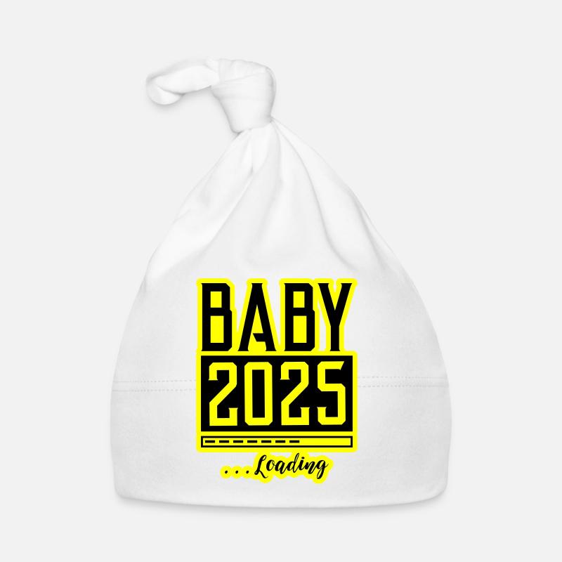 Baby 2025 Loading Babyshower Baby Bio-Mütze