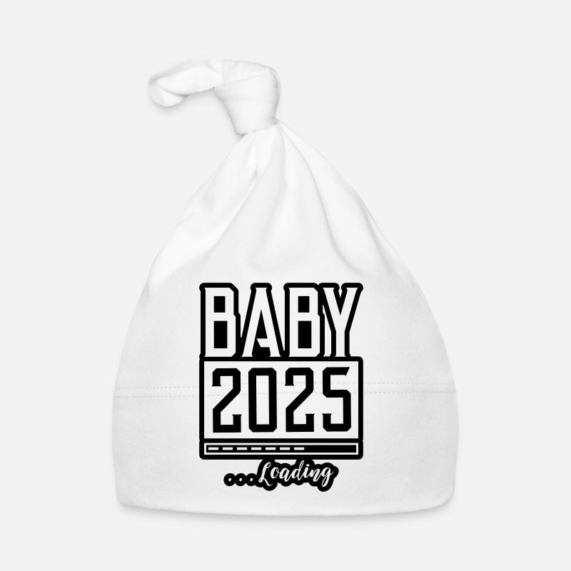 Baby 2025 Loading Babyshower Baby Bio-Mütze