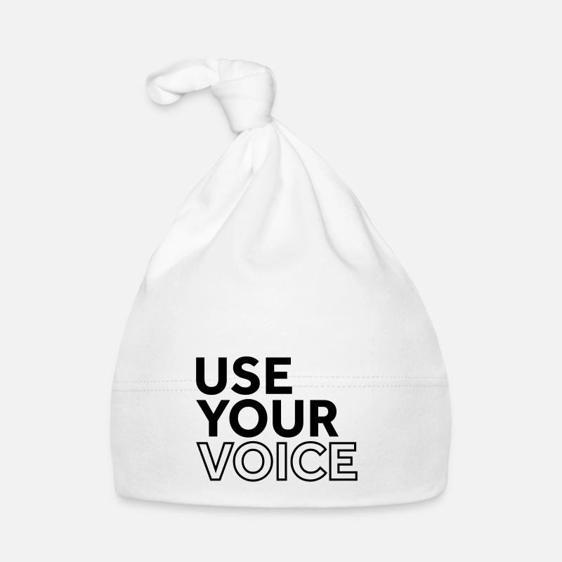 Utilisez votre voix Bonnet bio Bébé
