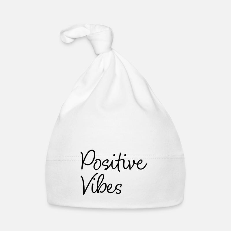 Ondes positives - Bonnet bio Bébé - blanc