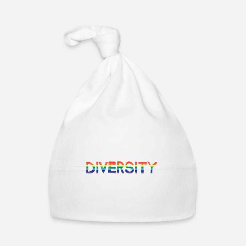 Diversité Diverse drapeau arc-en-ciel Bonnet bio Bébé