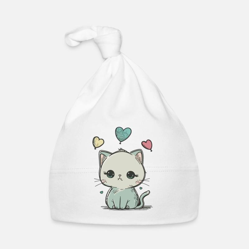 mignon petit chat Doodle Bonnet bio Bébé