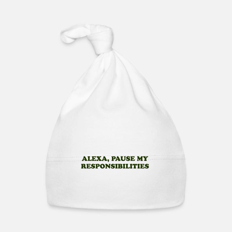 Alexa, Pause My Responsibilities Organic Baby Cap