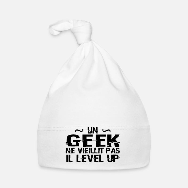 Ein Geek wird nicht alt, er steigt auf Baby Bio-Mütze