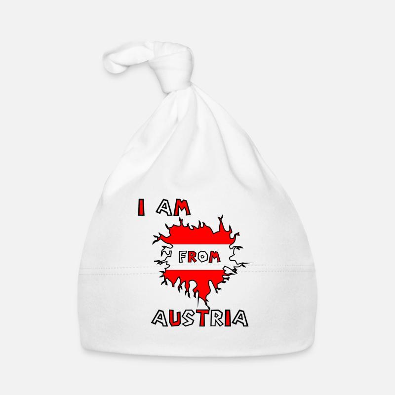I am from Austria Organic Baby Cap