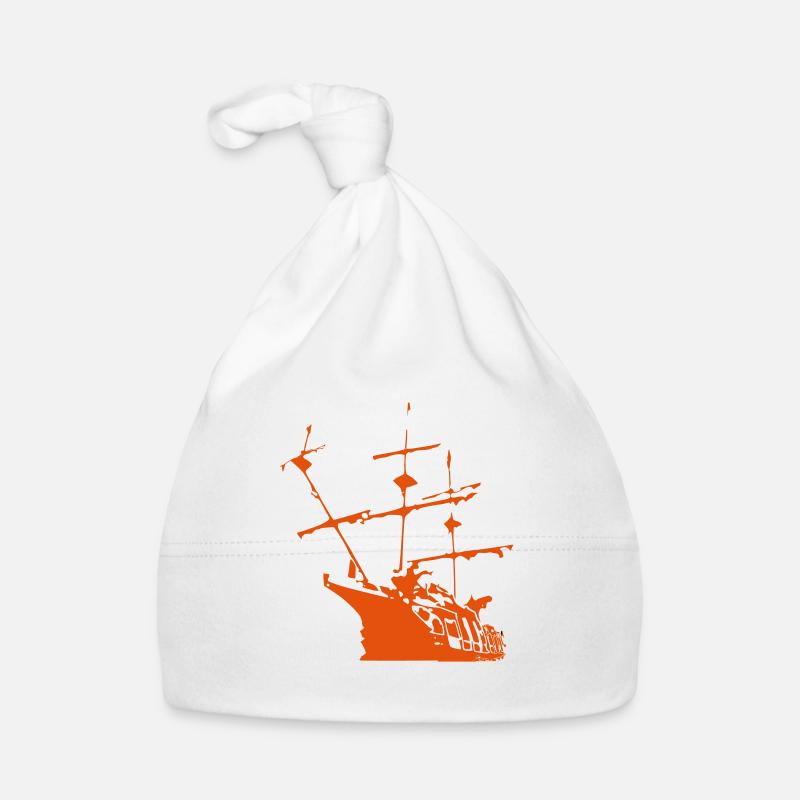 Schiff - Baby Bio-Mütze - Weiß