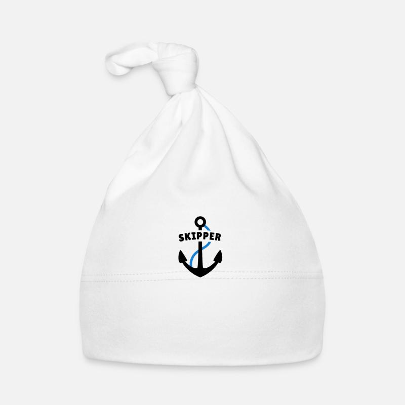 Skipper - Baby Bio-Mütze - Weiß
