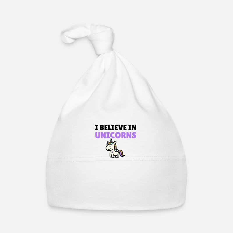 I believe in unicorns Organic Baby Cap