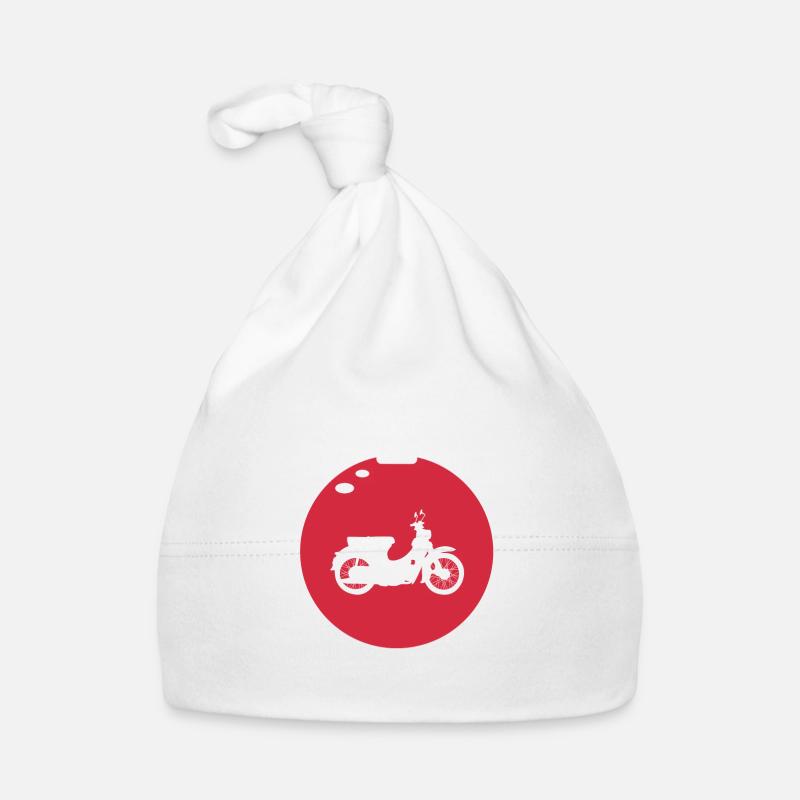 Moped Mofa Mofafahrer Geschenk Baby Bio-Mütze