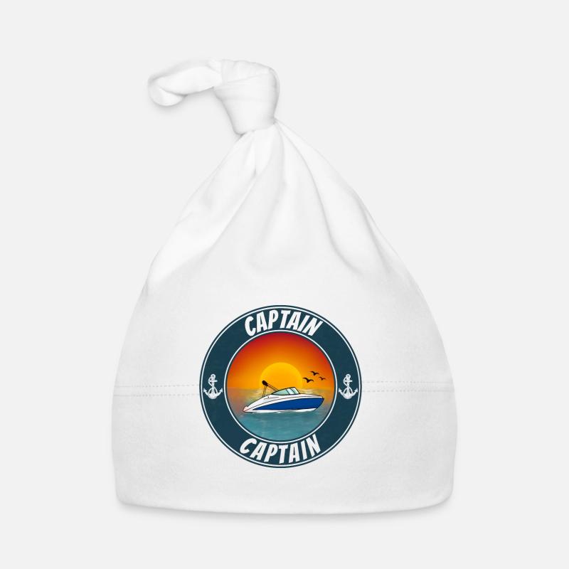 Boat Captain Organic Baby Cap