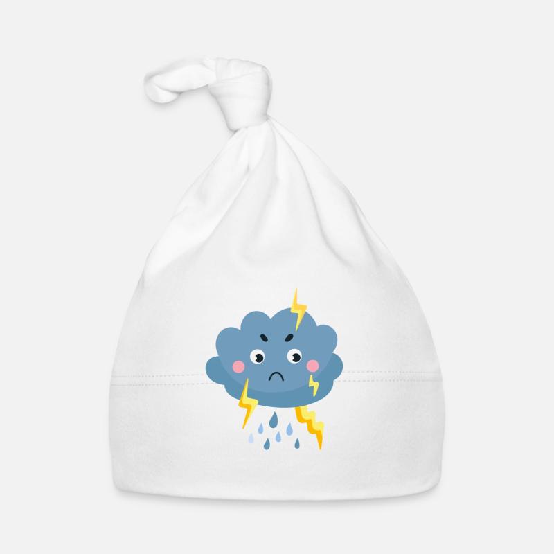 Nuage de pluie Bonnet bio Bébé