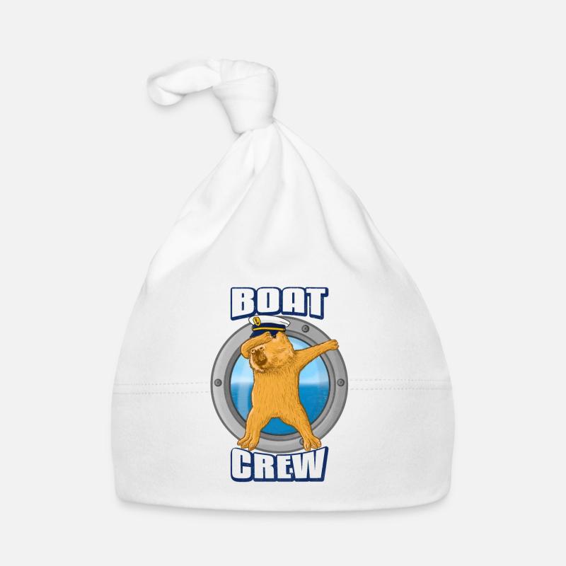 Équipage du bateau Capybara Bonnet bio Bébé