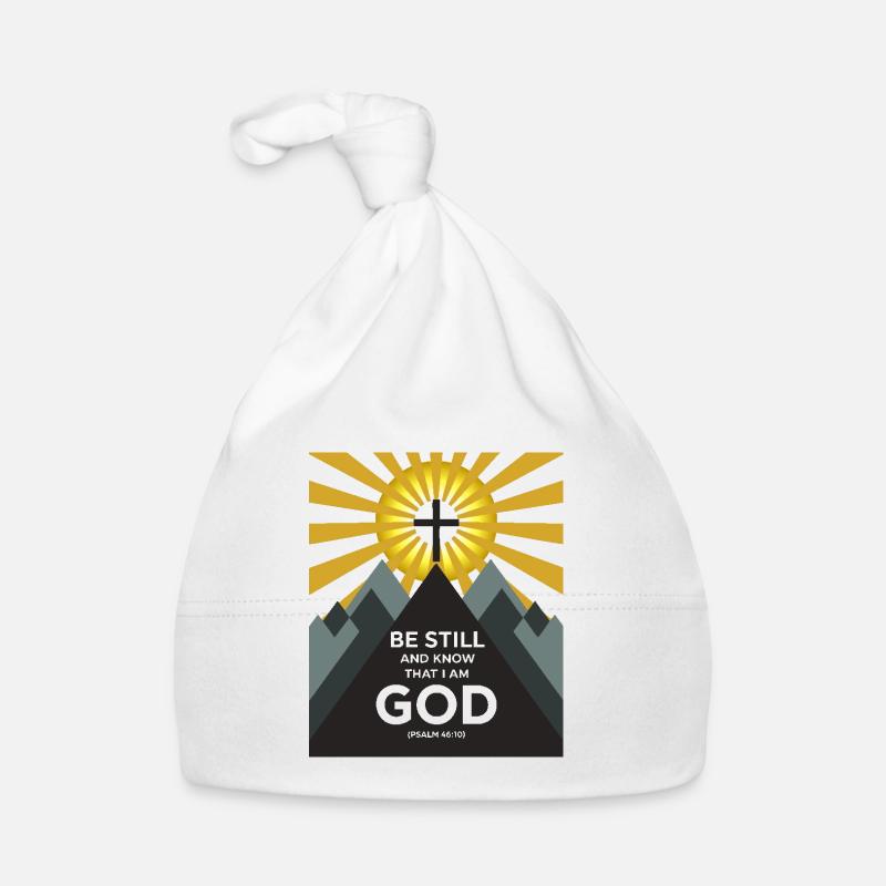 Be still and know that I’m god Baby Bio-Mütze