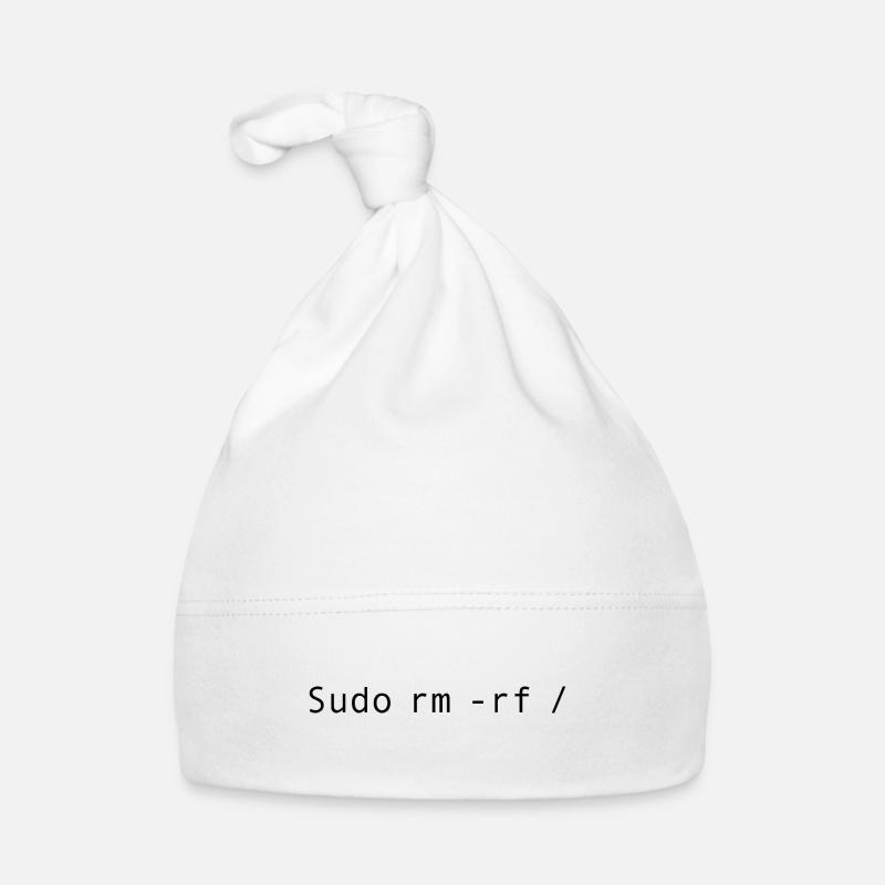 Linux Coding Sudo rm -rf / Organic Baby Cap