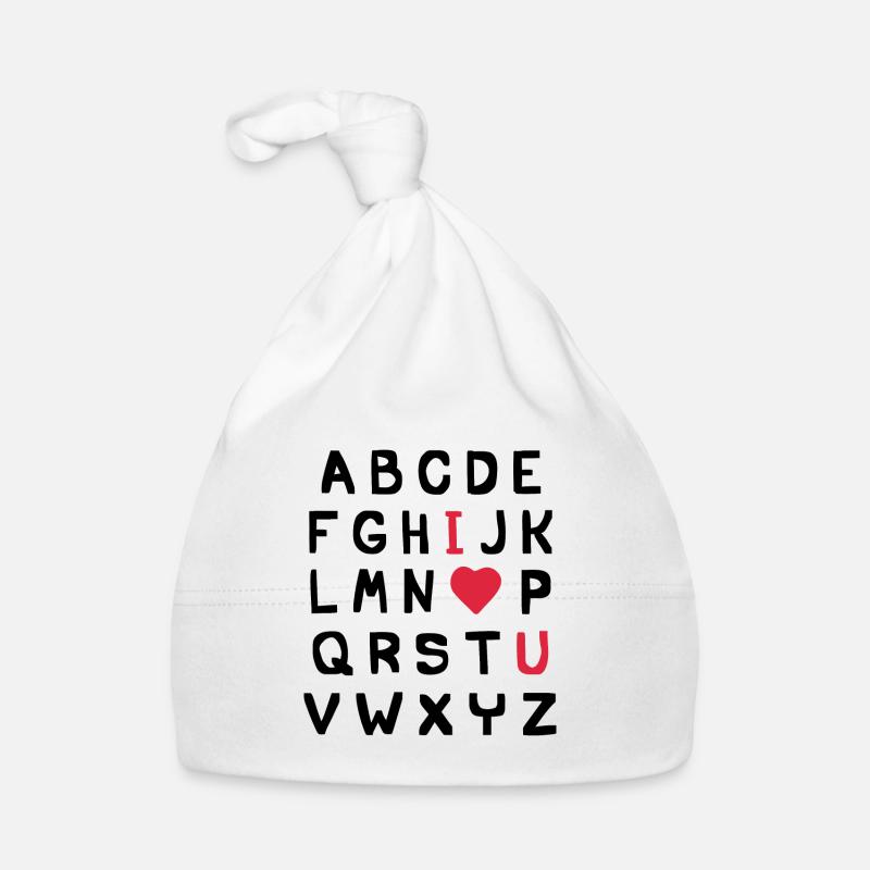 Ich liebe dich Baby Bio-Mütze