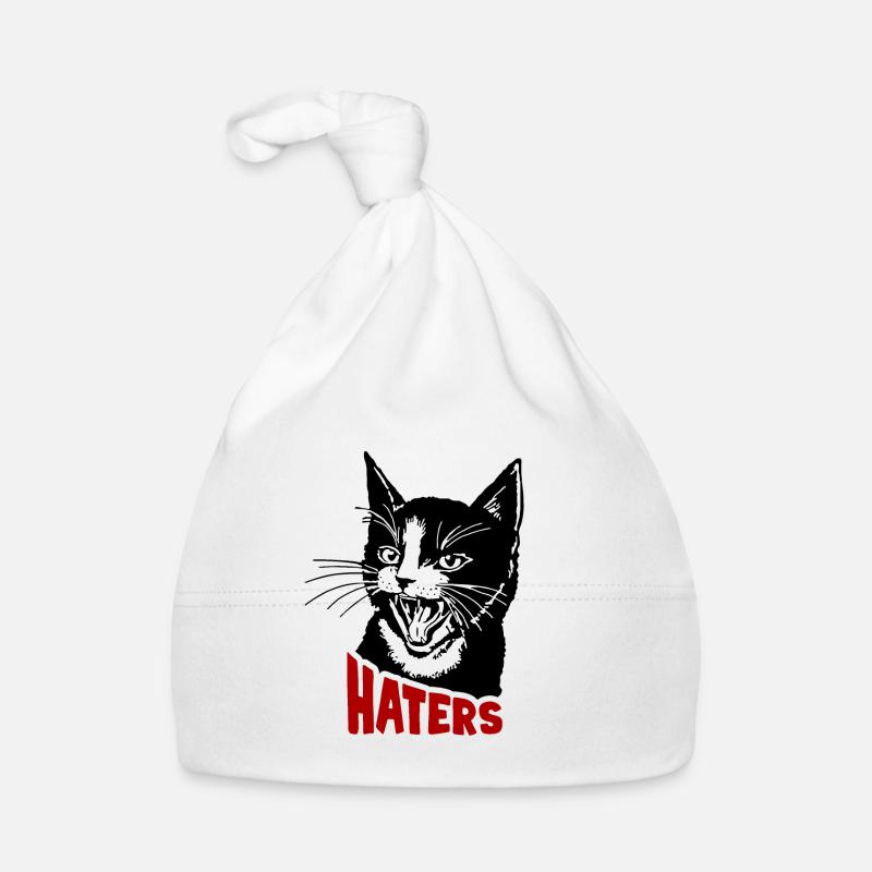 Katze und Hasser Baby Bio-Mütze