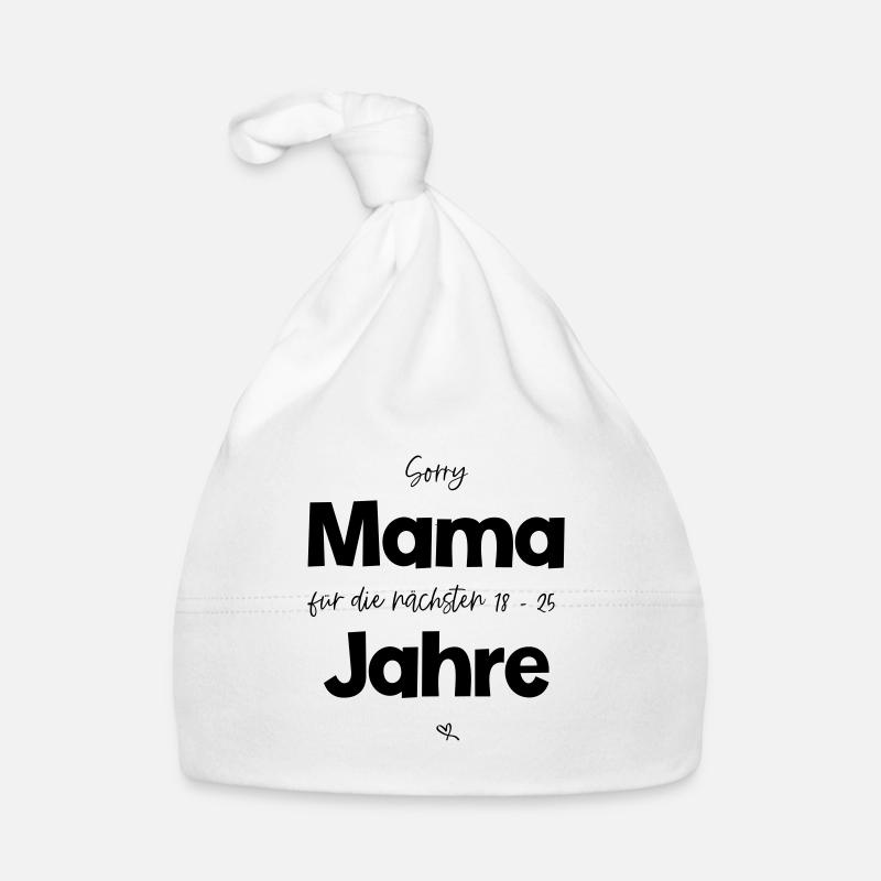 Sorry Mama Baby Bio-Mütze