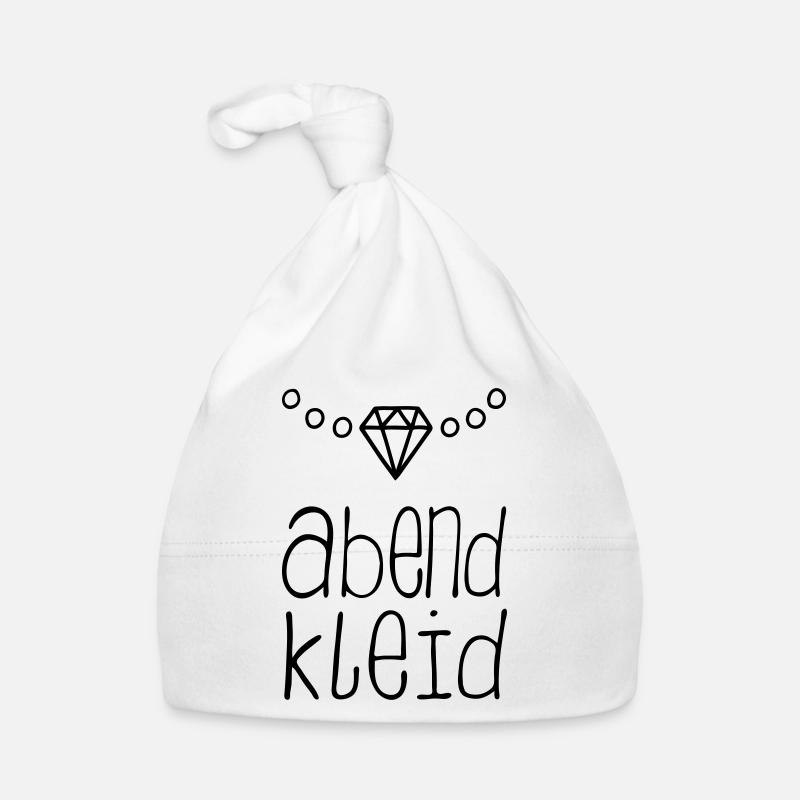 Abendkleid - Baby Bio-Mütze - Weiß