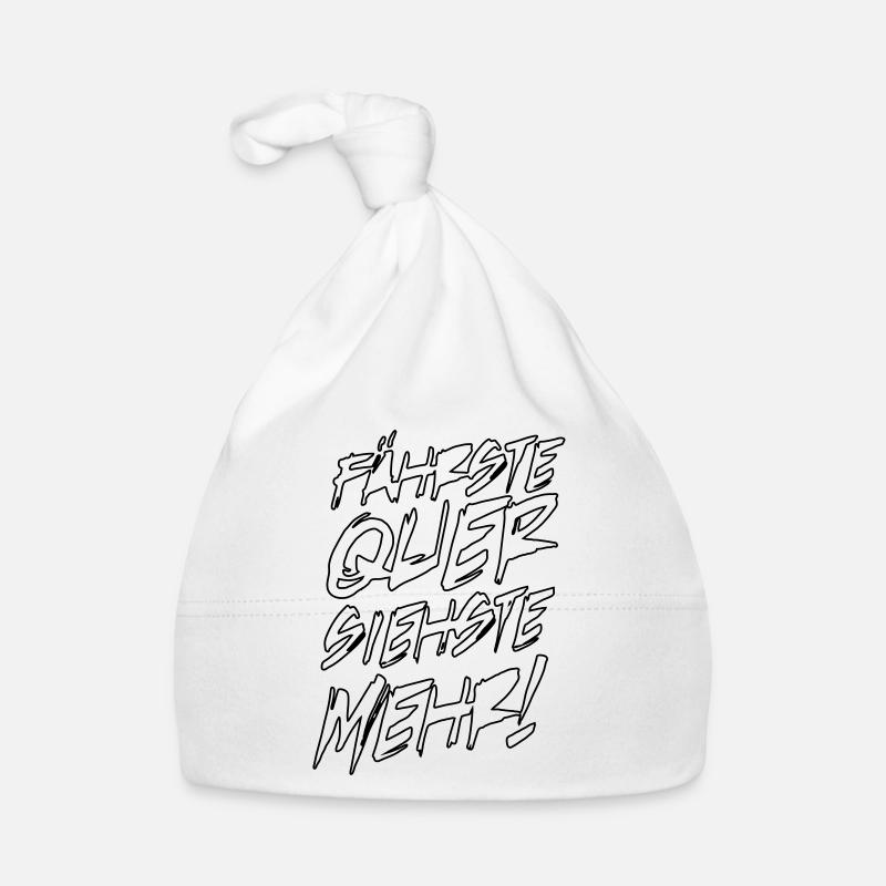 quer siehst du mehr Baby Bio-Mütze