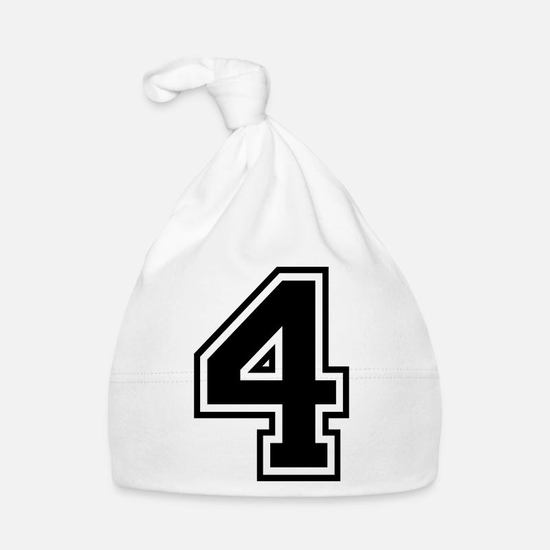 Nummer 4 Baby Bio-Mütze