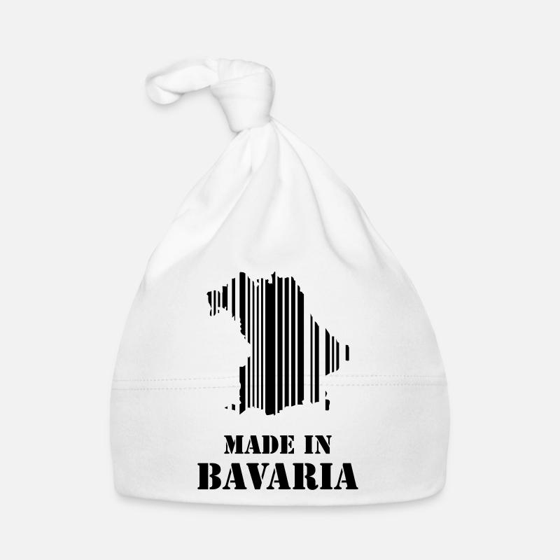 Made in Bavaria barcode card gift idea Organic Baby Cap