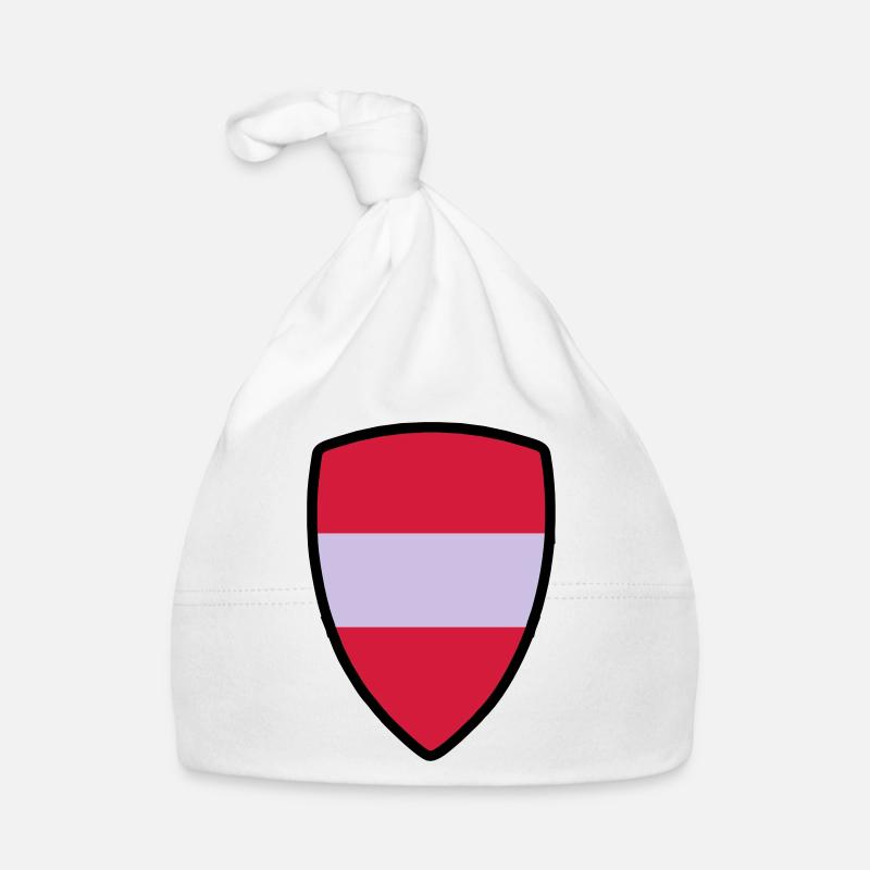 Drapeau de l'Autriche Bonnet bio Bébé