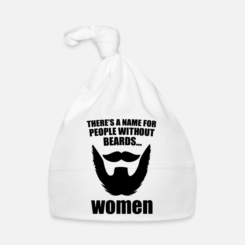 beard - Baby Bio-Mütze - Weiß